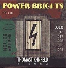 【澄風樂器】Thomastik Infeld奧地利手工電吉他弦 Power-Bright 系列: PB110 PB109