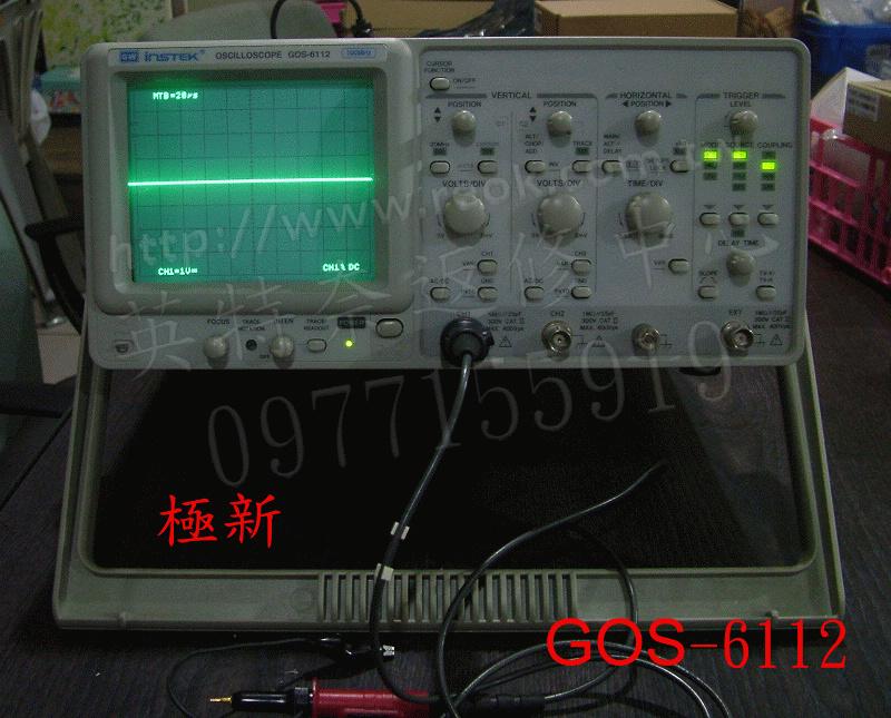 英特奈 台灣固緯(GWinstek)GOS6112|GOS-6112 100MHZ模擬示波器