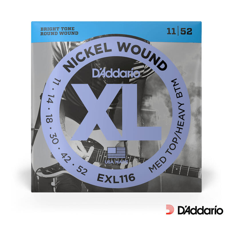 【又昇樂器 . 音響】DAddario EXL116 11/52 電吉他弦 公司貨