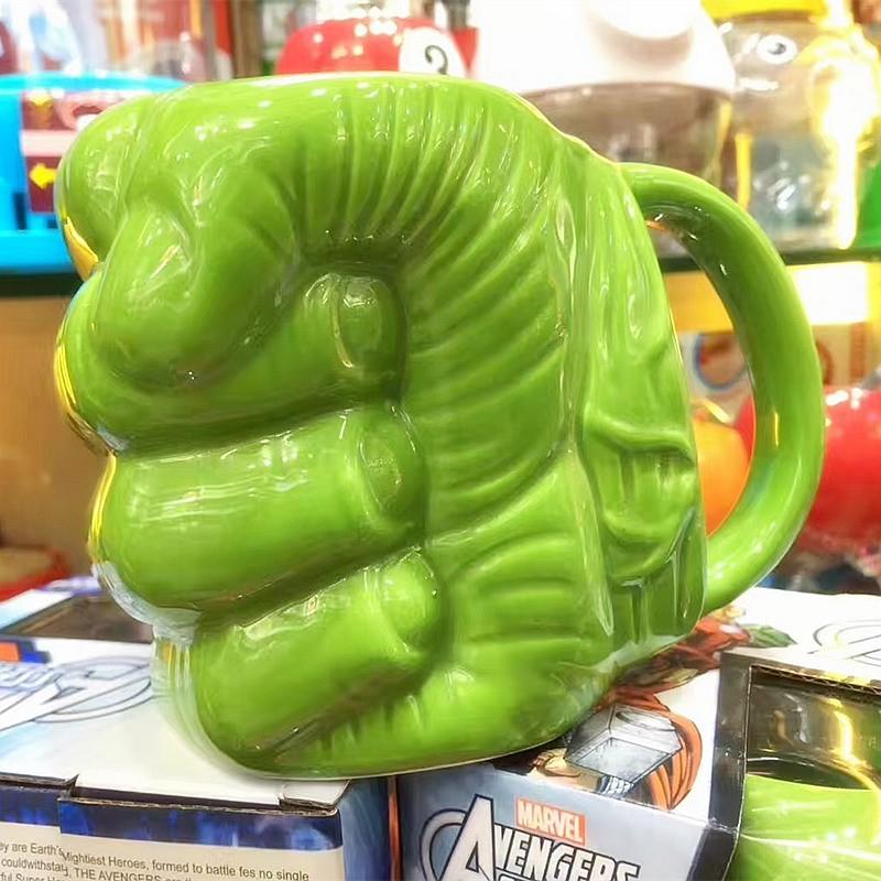 [現貨]漫威 綠巨人浩克 創意拳頭 立體 馬克杯 咖啡杯 水杯 禮品杯