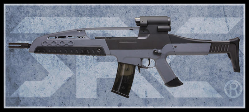 【原型軍品】全新 II SRC SR8-2 實木 全金屬 AEG 電動槍 三代 XM8 灰色