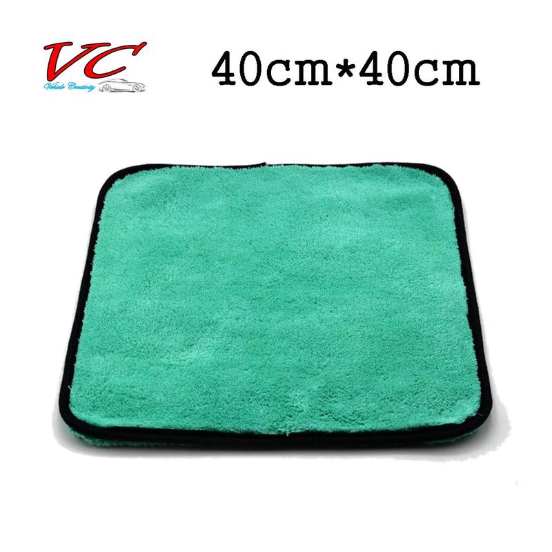 40*40cm「變態級」綠色珊瑚絨吸水布，一台車一條小布