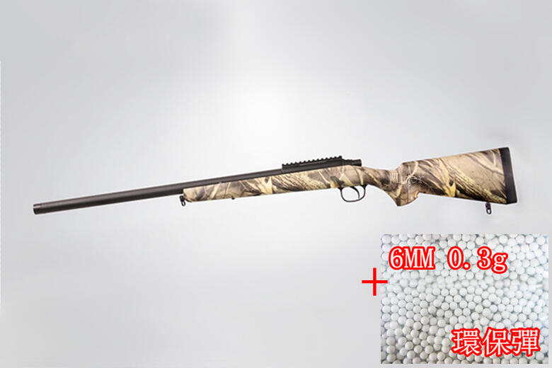 BELL VSR 10 狙擊槍 手拉 空氣槍 樹葉 + 0.3g 環保彈 (MARUI規格BB槍BB彈玩具槍長槍模型槍