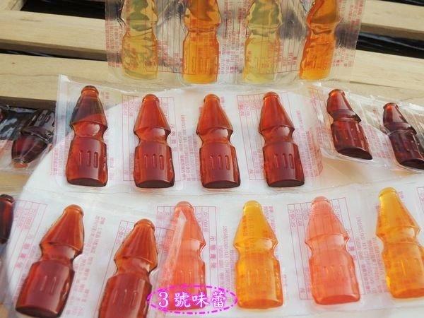 ✿3號味蕾✿晶晶瓶子造型橡皮糖(可樂、水果)300克︱600克︱量販3000克 QQ 軟糖  瓶子造型 橡皮糖 果汁軟糖