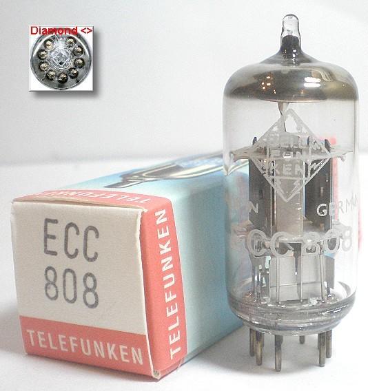 真空管Telefunken 6KX8=ECC808 ,<>,早期60s西德製,原盒! 極品! | 露天 