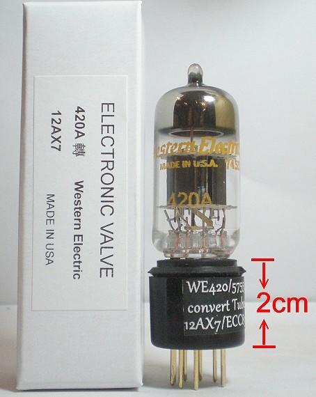 真空管西電ECC83=12AX7(420A+轉座)~ECC803S,70s 美國製!西電極品美聲 