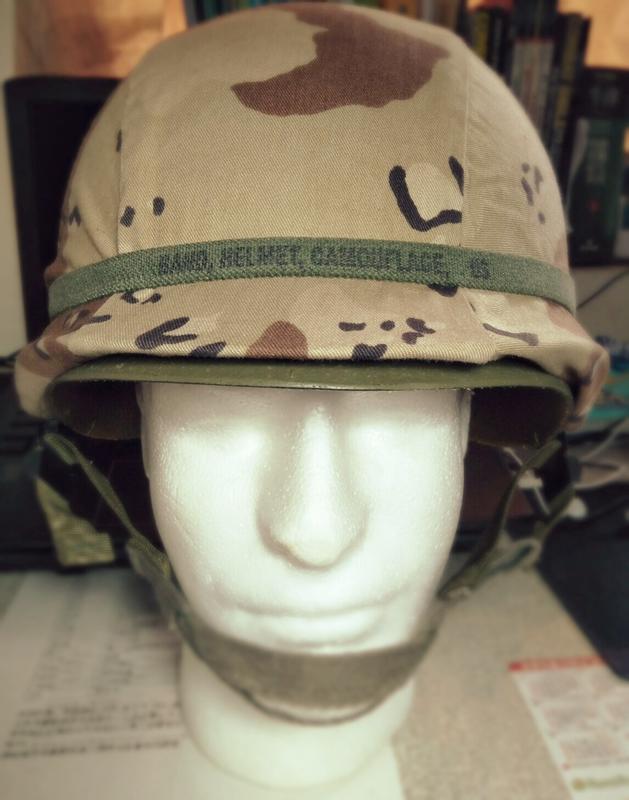 六沙迷彩M1鋼盔(美軍、沙漠風暴、伊拉克戰爭)