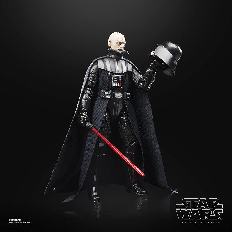 現貨 美版 星際大戰 黑標6吋復古吊卡 脫頭盔有頭雕 黑武士達斯維達 Darth Vader 40周年Star Wars