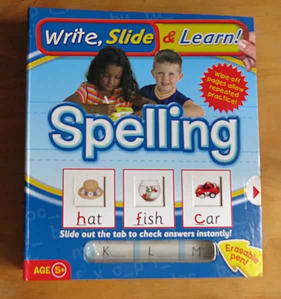 可重複擦寫 Write, Slide, and Learn!: Spelling  賣300元不含運