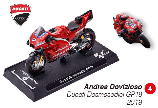【阿田小舖】Ducati GP19~4號 7-11 冠軍榮耀 MotoGP☆1:24重機模型組合模型車(單款)Yamah