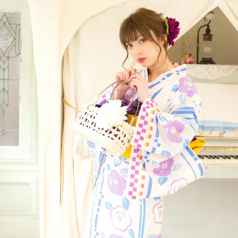 新款日本和服浴衣 正装和服浴衣YUKAT全棉面#10