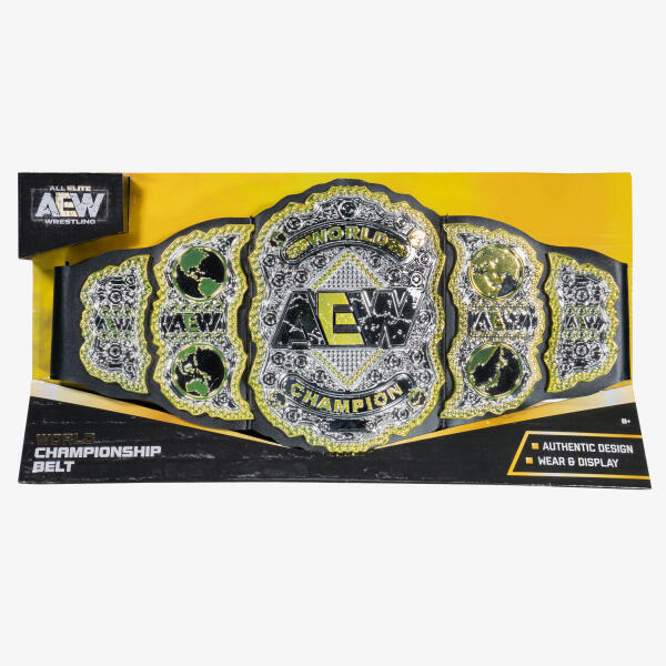 [美國瘋潮]正版 AEW World Championship Toy Belt全精英摔角世界冠軍玩具版腰帶代購 Y2J