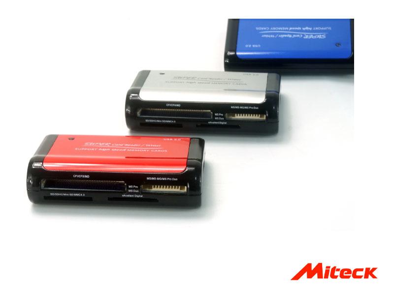 Miteck 58in1 記憶卡讀卡機/SD hc/miniSD/microSD/CF/MS