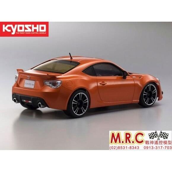 已絕版京商KYOSHO MINI-Z車殼TOYOTA GT86 金屬橘色(MZP136MO) 1/28 