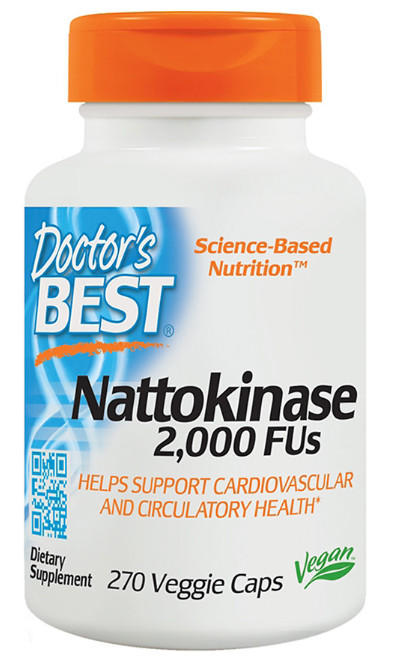 [預購] 納豆激酶 2000FU 90 /270粒 Doctor's Best Nattokinase