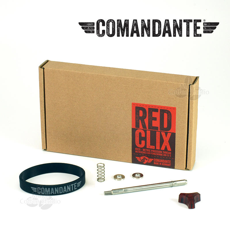 【德國 COMANDANTE 原廠零件】C40 mk3 - RED CLIX 研磨精度提升套件 ★司令官 磨豆機