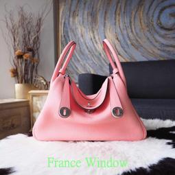 Hermes Lindy 26 Bag Pink 5P Taurillon Clemence