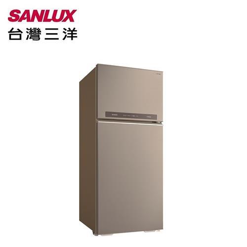 SANLUX台灣三洋 580L雙門鏡面鋼板變頻電冰箱 SR-C580BV1B