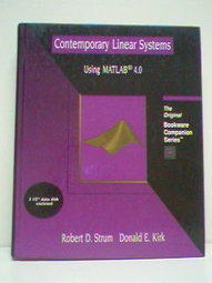【舊書】《Contemporary Linear Systems: Using Matlab/Book and 3 Disks (Tom Robbins Bookware Companion)》ISBN:0534932738│