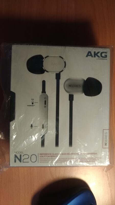 ㊣1193㊣ AKG N20 N20U 黑色 耳機 正公司貨 3鍵 3.5mm iOS 安卓通用 可議價 MB