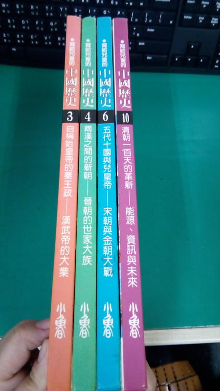 1本130元  童書繪本 寫給兒童的中國歷史3.4.6.10冊 小魯 無劃記(38S)