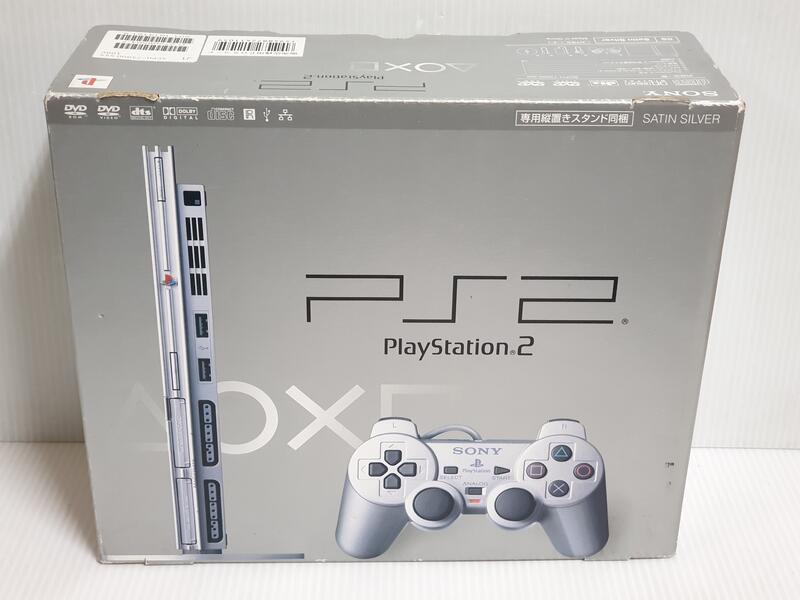 哈帝電玩}~PS2 遊戲主機SCPH-75000sss 無改機封條完整原廠配件少用功能