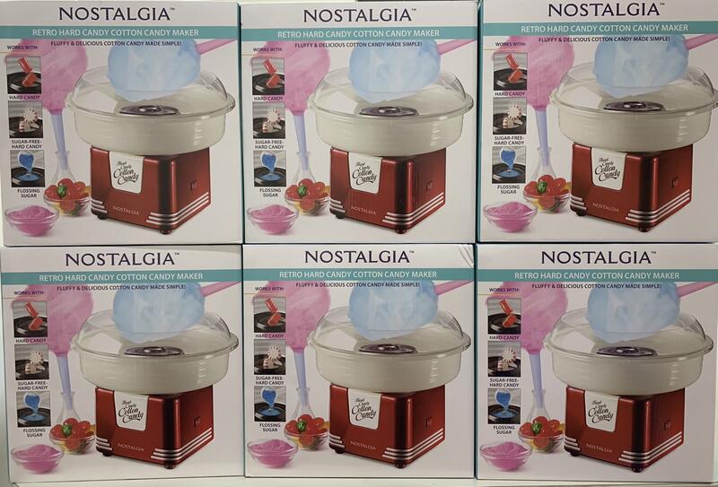 美國全新 Nostalgia Electrics 復古棉花糖機 經典紅 送禮自用兩相宜 (台灣總代理公司貨一年保固)