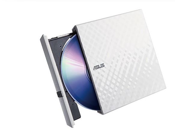 ASUS 華碩 SDRW-08D2S-U DVD燒錄機 托盤式 外接式光碟機 外接式燒錄器 台灣代理商 白色