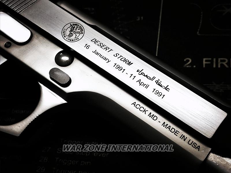 WZ Beretta M9 92 刻字版 沙漠風暴 全金屬瓦斯槍 SV 銀 | 露天市集 | 全台最大的網路購物市集