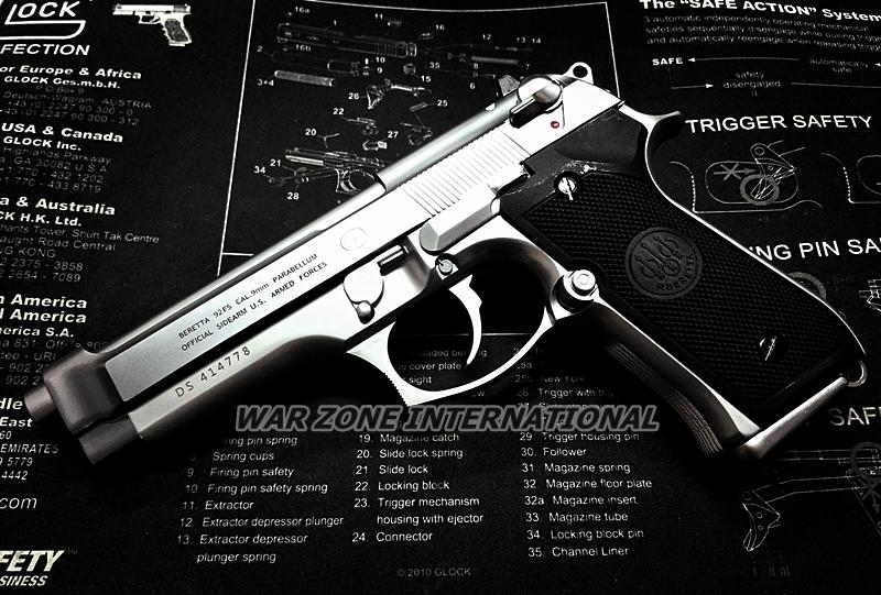 WZ Beretta M9 92 刻字版 沙漠風暴 全金屬瓦斯槍 SV 銀 | 露天市集 | 全台最大的網路購物市集