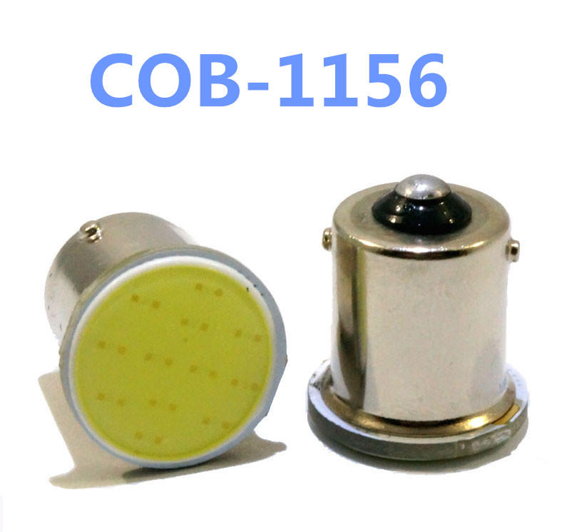 汽車LED方向燈 1156 COB 12LED BA15S 摩托車12V方向燈單觸點LED燈(單個)
