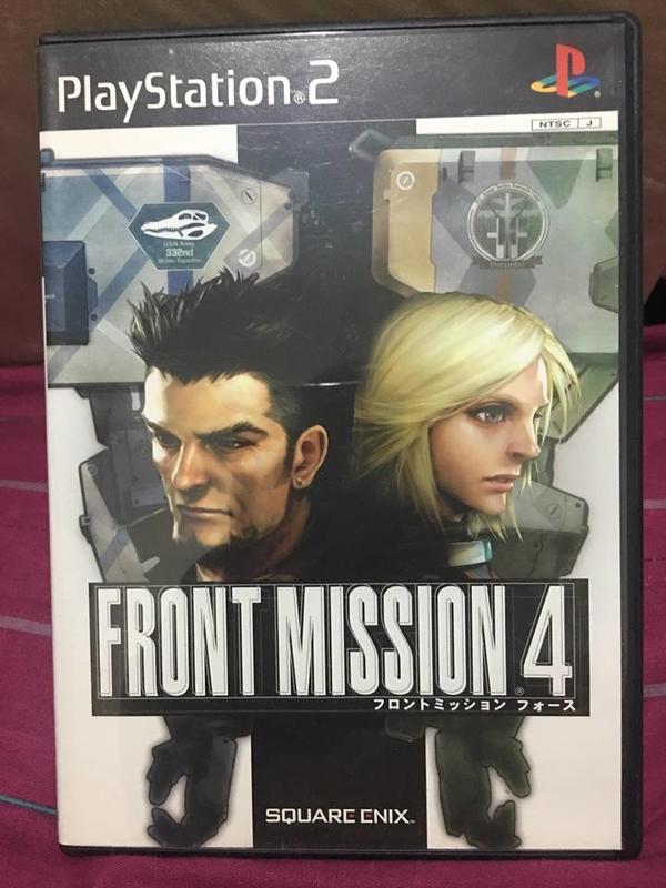 自有收藏 日本版 PS2主機遊戲光碟 雷霆任務4 FRONT MISSION 4