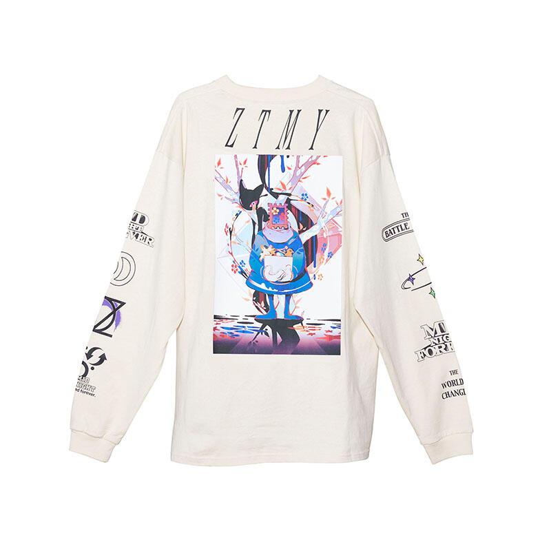 預購】ZUTOMAYO 周邊CARD LongTee B(Ivory) ずっと真夜中でいいのに