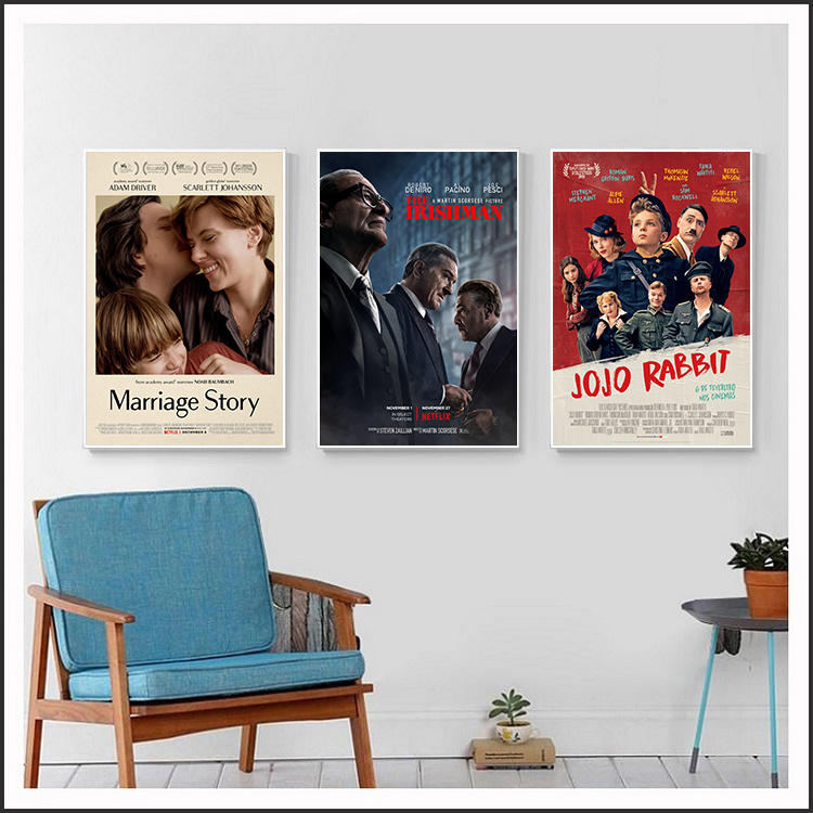 愛爾蘭人 婚姻故事 兔嘲男孩 電影海報 藝術微噴 掛畫 嵌框畫 @Movie PoP 賣場多款海報~