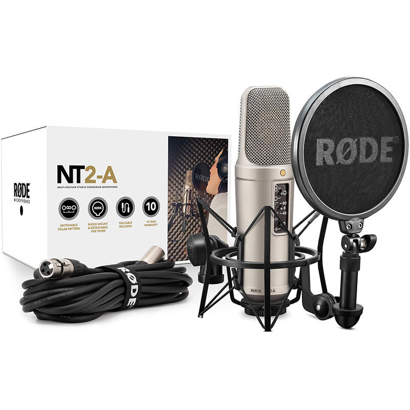《民風樂府》RODE NT2-A 電容麥克風套裝組 澳洲製 多指向設定 無論錄製人聲或樂器 都是經典好聲音