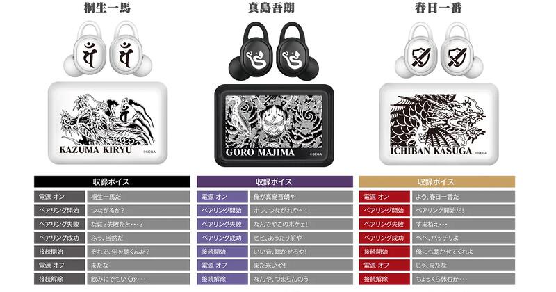 新品未開封 onkyo ワイヤレスイヤホン 龍が如く 桐生一馬 龍が如くonkyoコラボイヤホン桐生一馬ワイヤレスイヤホン