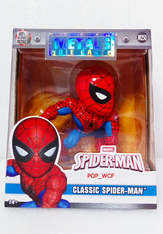 【單售王】【美版】英雄聯盟 漫威 Marvel Metals M250 蜘蛛人 紅色 合金 模型公仔