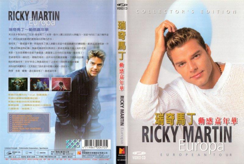 瑞奇馬汀 動感嘉年華 Ricky Martin Europa VCD