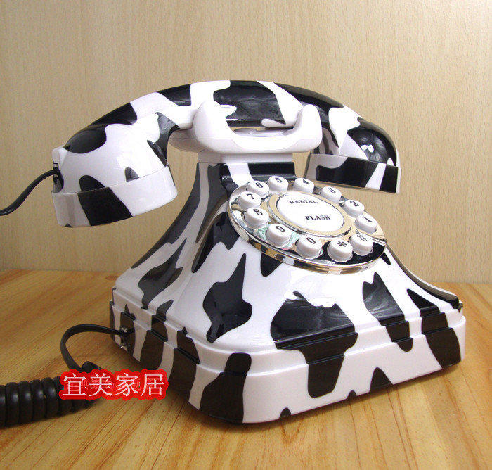【EZBUY】~超人氣 熱銷 現代時尚座機 創意電話機 可愛電話 固定座機電話 復古仿古電話