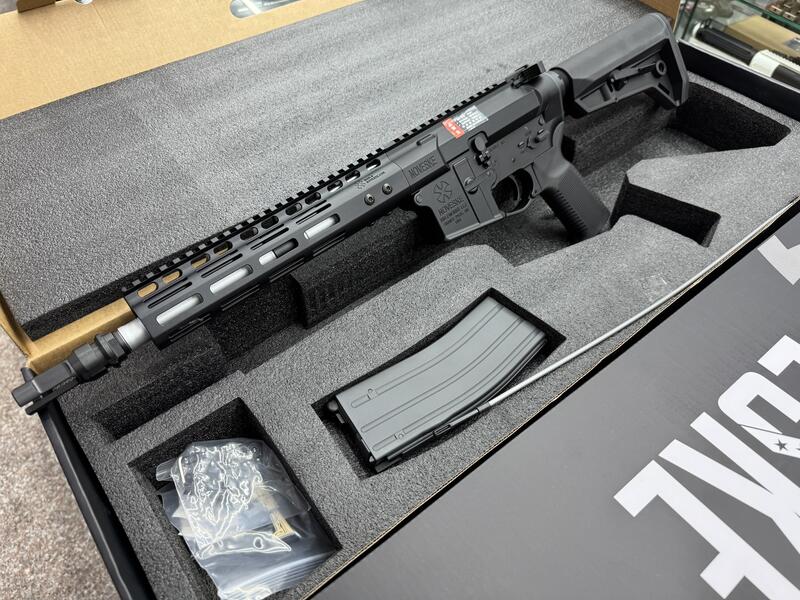 【磐石】現貨 EMG 授權 Noveske N4" MARUI MWS系統 GBB 瓦斯槍 長槍 步槍 黑色