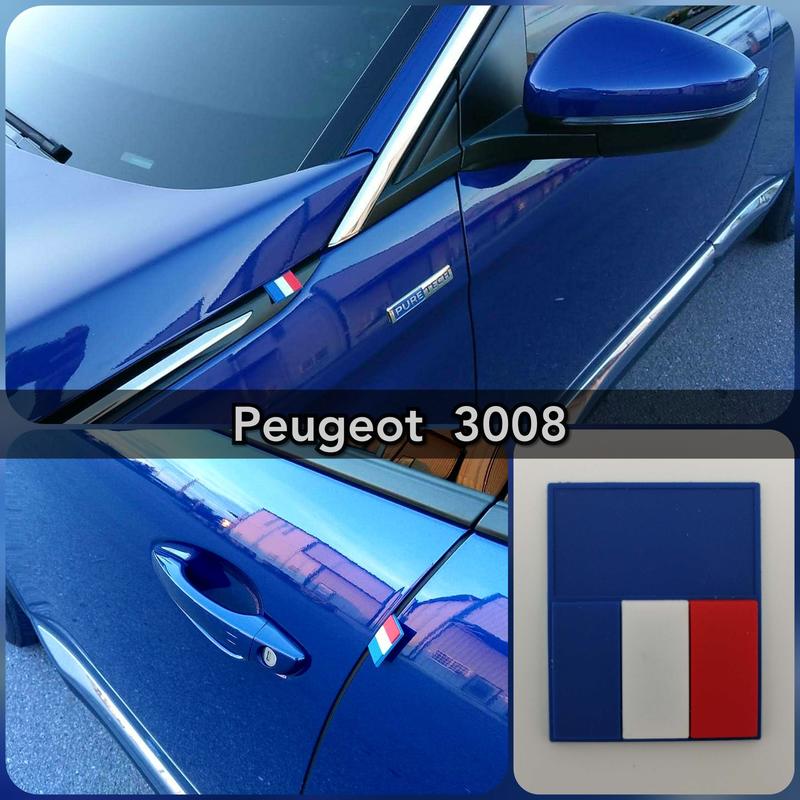 法國 國旗 旗標 Peugeot 2008 208 301 308 308SW 3008 5008 貼紙 車貼 貼膜