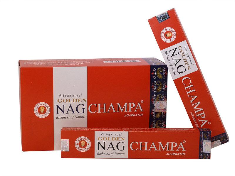 [晴天舖] 印度線香 Vijayshree Golden Nag Champa新品上市 3盒100