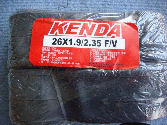 【折學家】KENDA 建大 26吋 26x1.9/2.35法嘴 登山車內胎 丁基橡膠