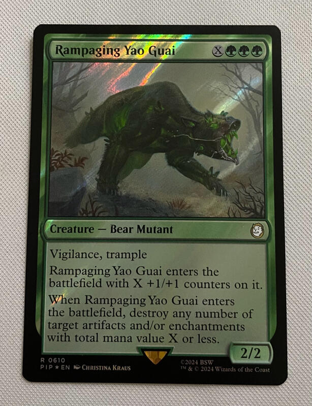 Mtg rampaging yao guai r 0610 