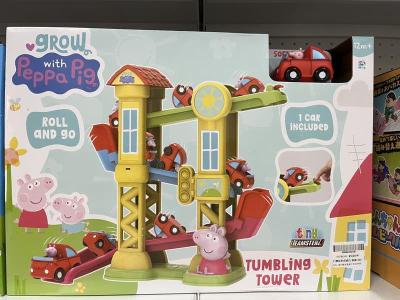 《尼樂斯特》 粉紅豬小妹 寶貝翻滾車 小豬佩奇 佩佩豬 玩具