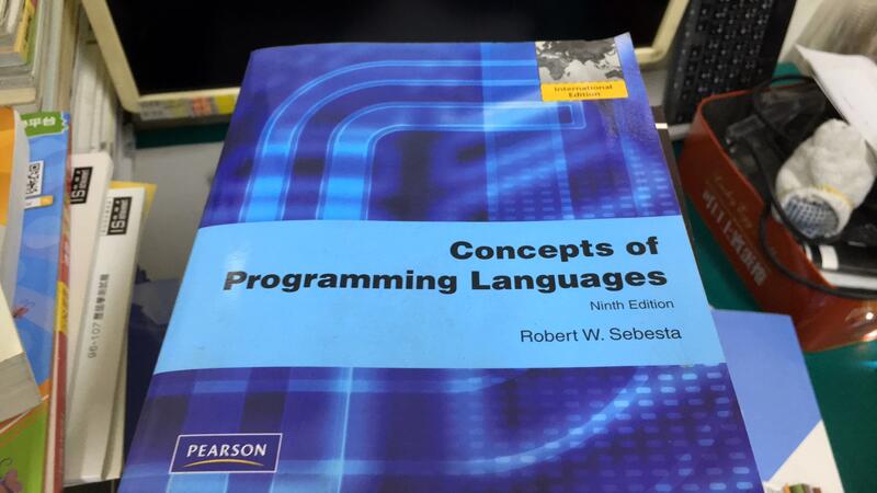Concepts of Programming Languages 9E 9780132465588 無劃記 D136