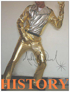 麥可傑克森,Michael Jackson~經典History演唱會金色太空裝