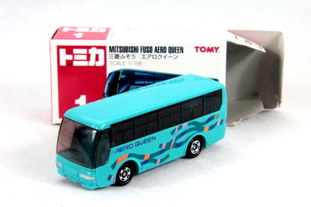 玩具帝國TOMICA NO.1 舊紅標三菱FUSO AERO QUEEN 客運絕版老車要求車身