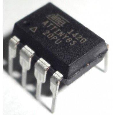 台南維修小站☆全新原裝ATMEL ATTINY85-20PU 可用Arduino IDE編輯，買就送8PIN 腳座
