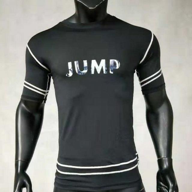 JUMPOVER 緊身彈力材質運動衣 緊身衣